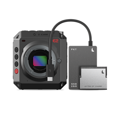Picture of Angelbird Match Pack for Z CAM E2 512GB SSD2go PKT Grey | 256GB CFast