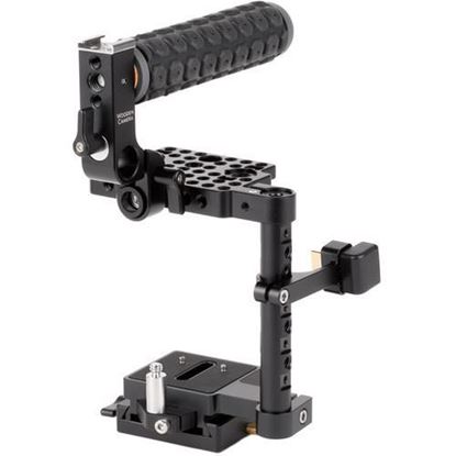 Picture of Wooden Camera - Unified BMPCC4K / BMPCC6K Camera Cage (Blackmagic Pocket Cinema Camera 4K / 6K) with Rubber Grip