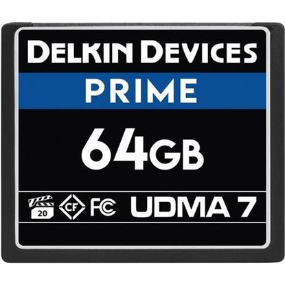 Picture of Delkin Devices 64GB Prime UDMA 7 CompactFlash Memory Card