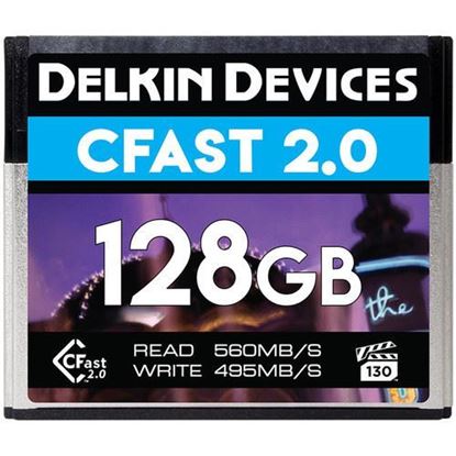 Picture of Delkin Devices 128GB Premium CFast 2.0 Memory Card